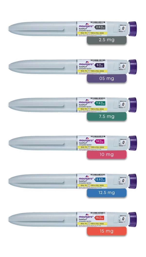 Mounjaro 2,5-15 mg Injektionen sind in Deutschland zum Kauf erhältlich